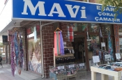 Mavi Eşarp Şal