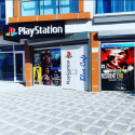 Blue PlayStation Cafe